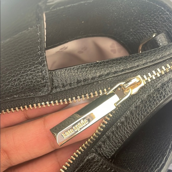 NWT Kate Spade Black Satchel with Structured Design - Picture 5 of 7